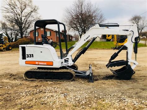 used bobcat 331 mini excavator|bobcat 331 thumb for sale.